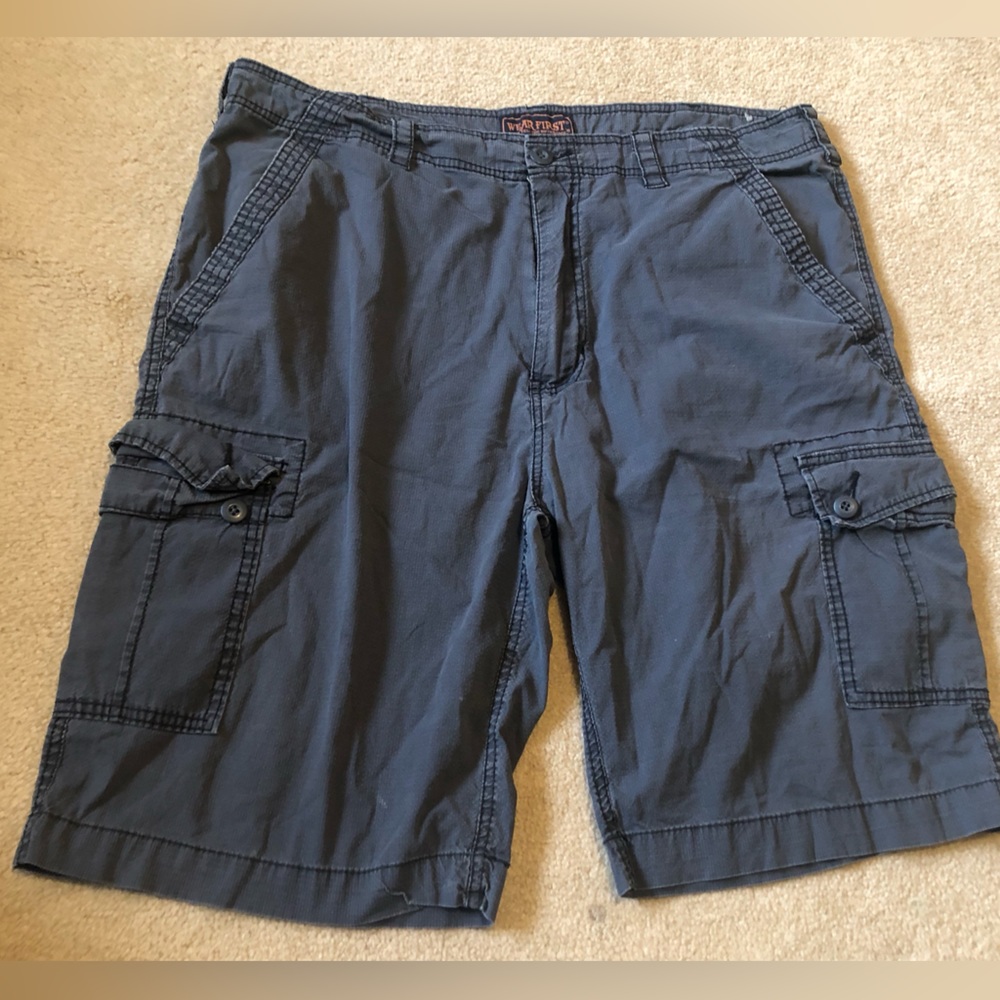 Cargo Shorts Size 38 Blue